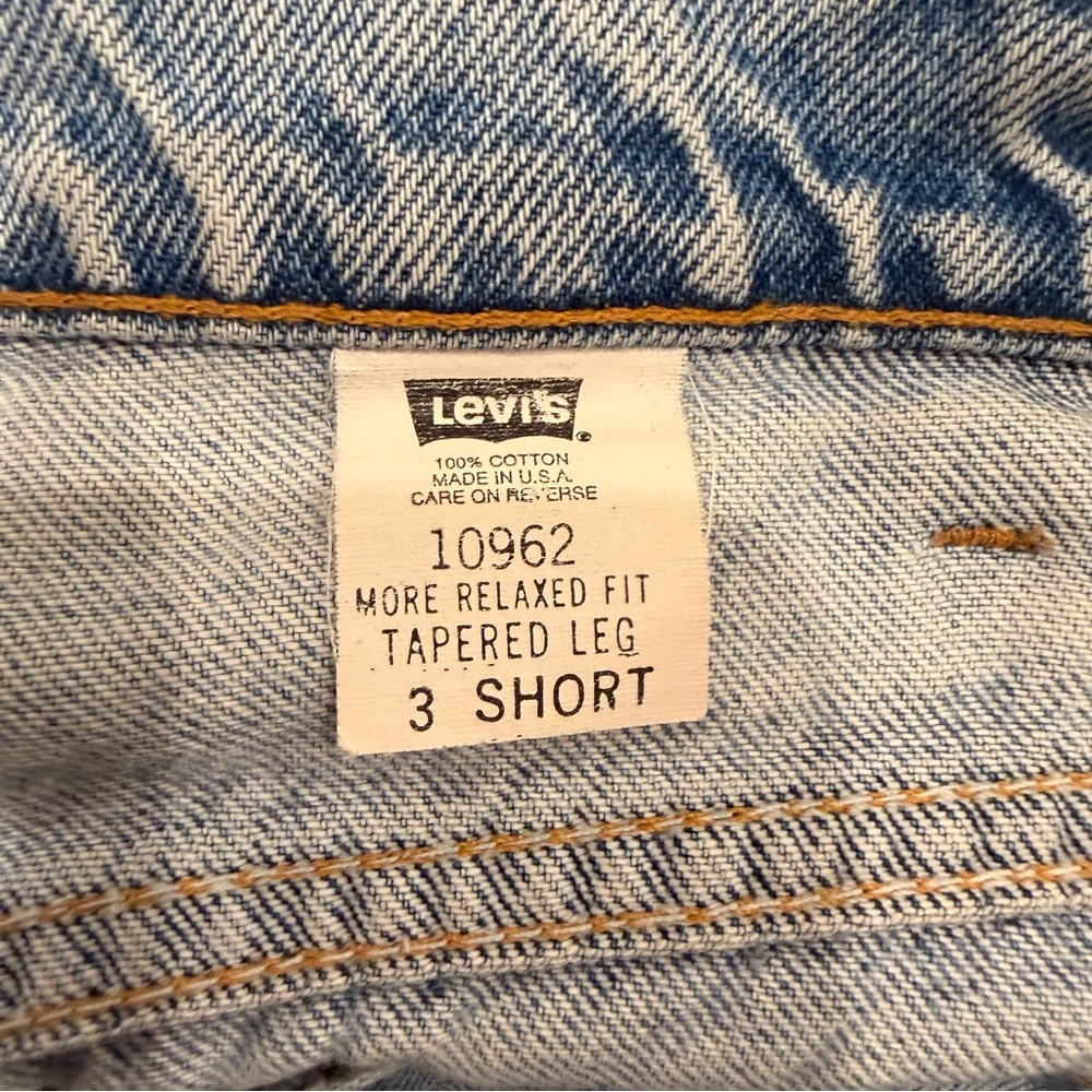 Vintage Levi’s 1996 Orange Tab High Waisted Jeans 32 USA Relaxed Tapered - Picture 6 of 8